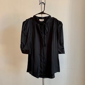 Zadig & Voltaire - Tie Neck Satin Blouse